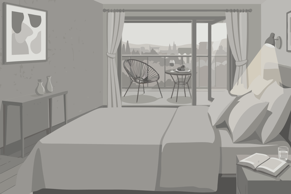 Studio with Two Queen Beds and Roll-In Shower - Mobility Access/Non-Smoking